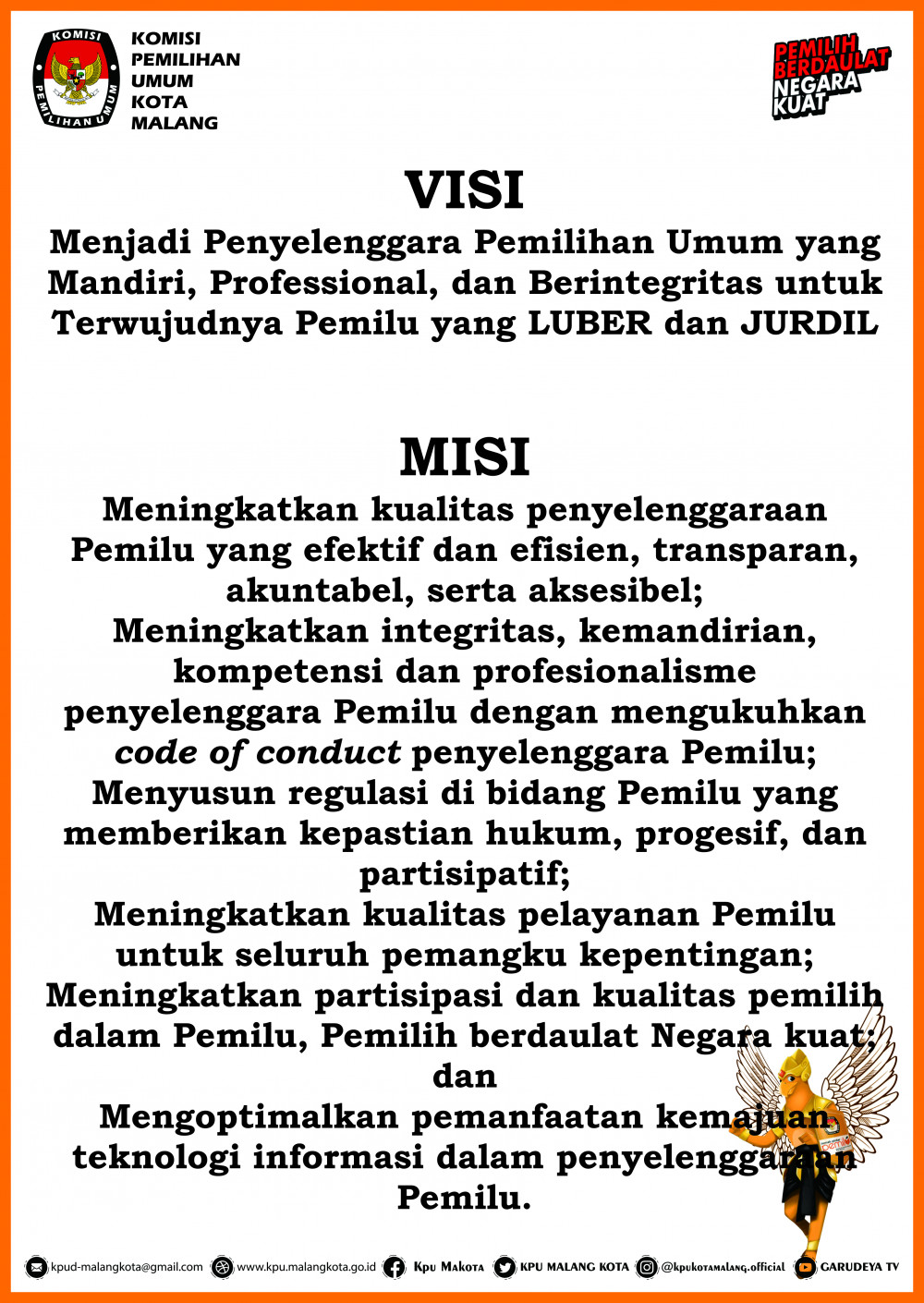 visi dan misi mara